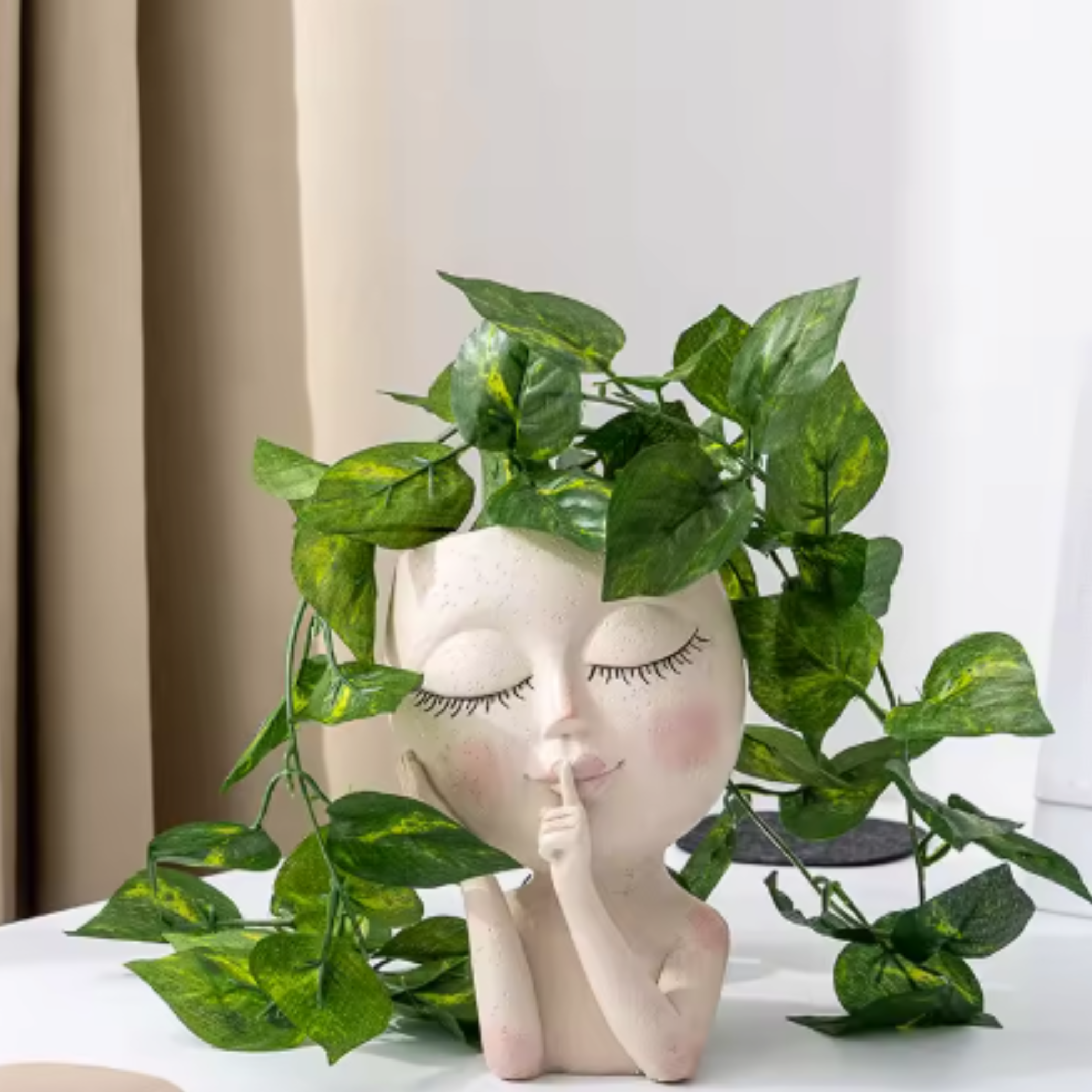 Face Flower Pot Head Planter – Clearance (One Only)