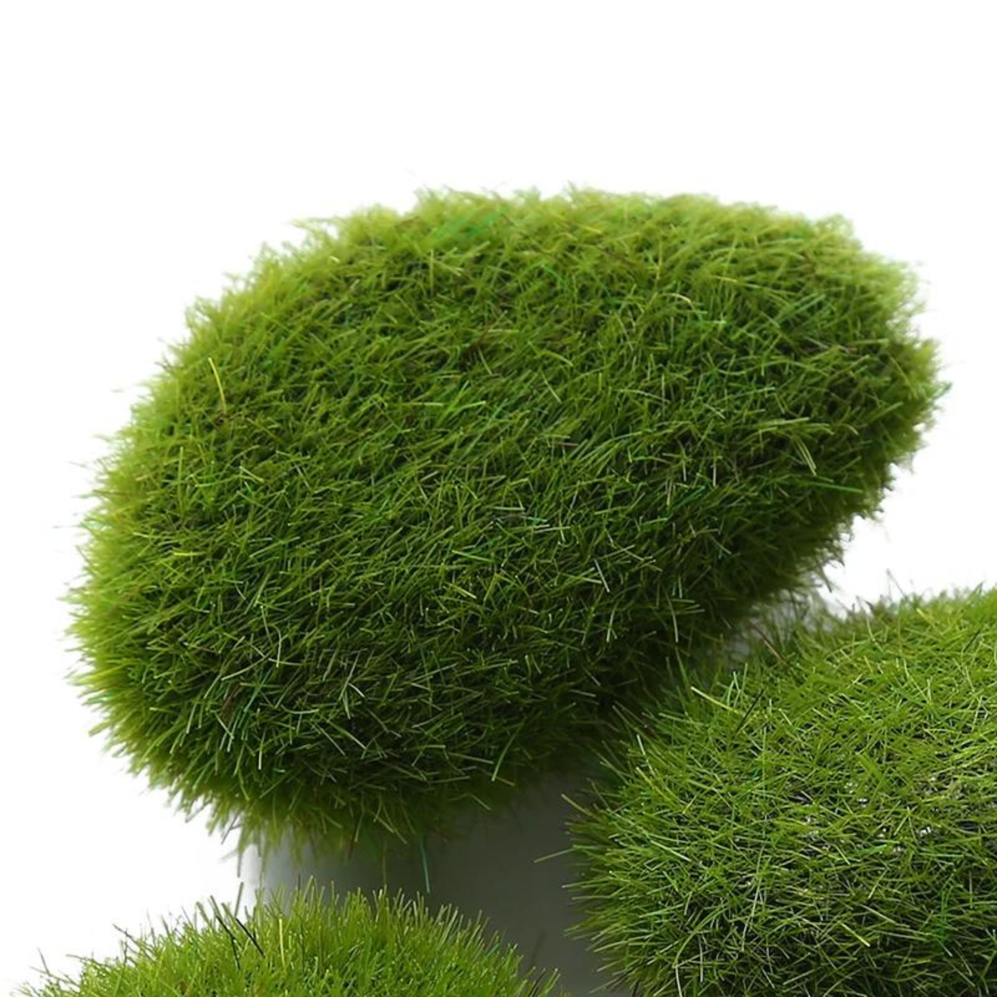 Lush Artificial Moss Stones for Decor and Crafting - 30 or 60 Pces