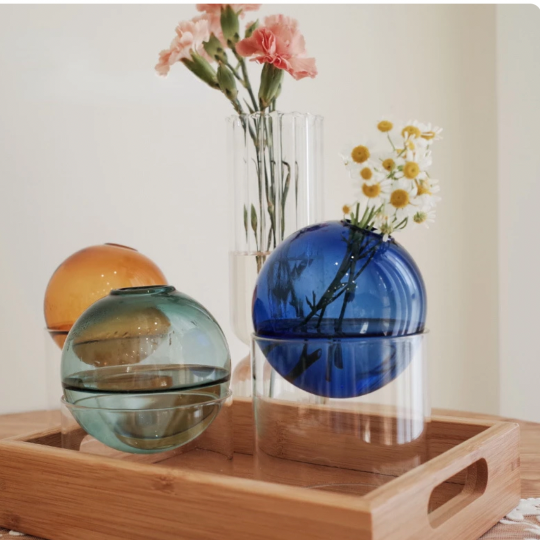 Nordic glass vase