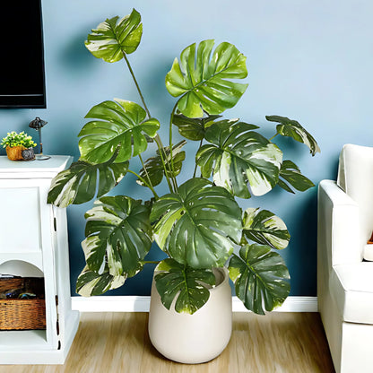  Faux Monstera Plant