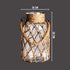 Hemp Rope Glass Vase