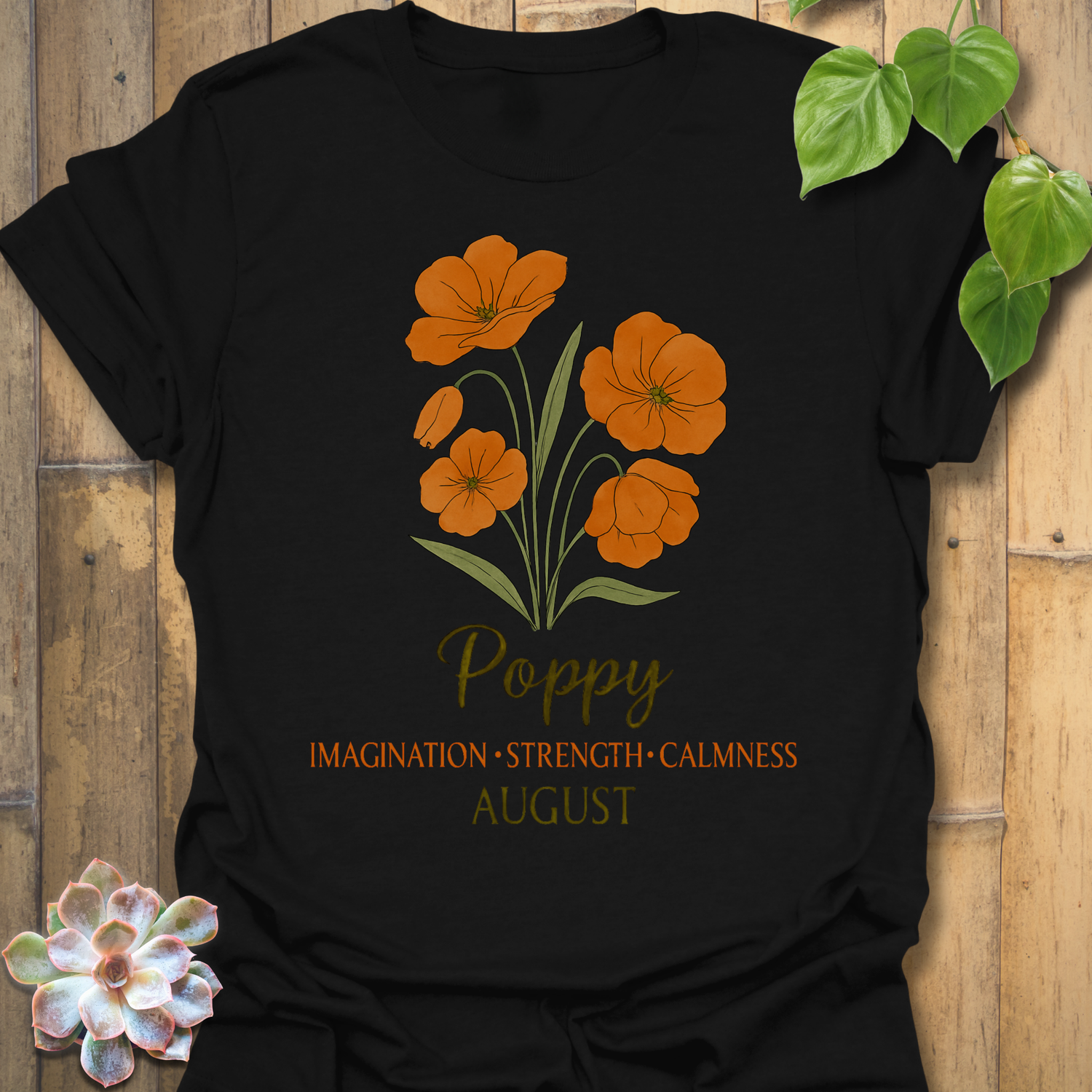 August Poppy T-shirt