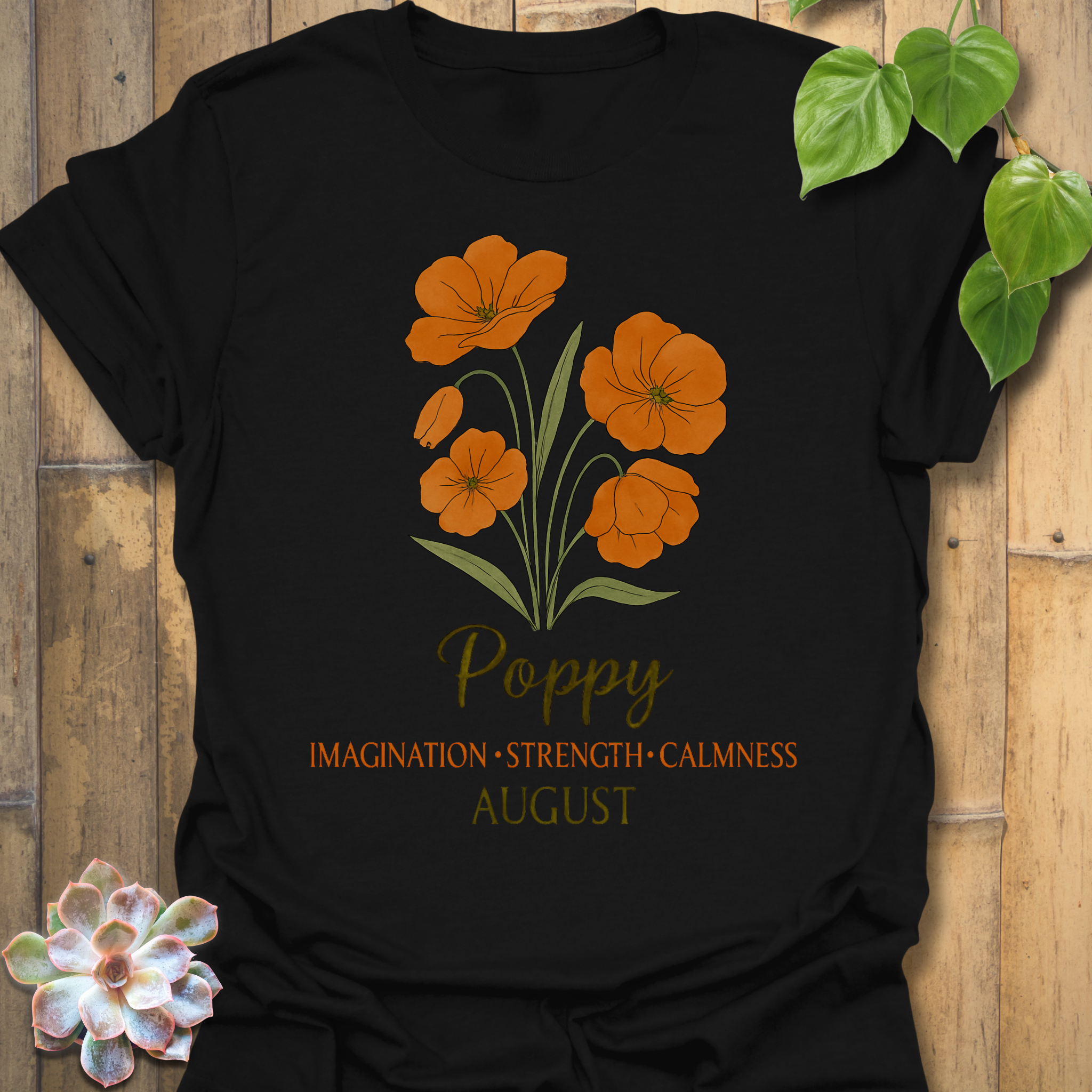 August Poppy T-shirt