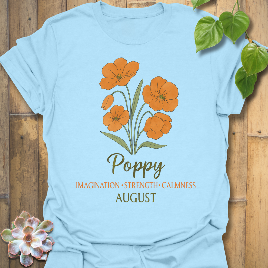 August Poppy T-shirt