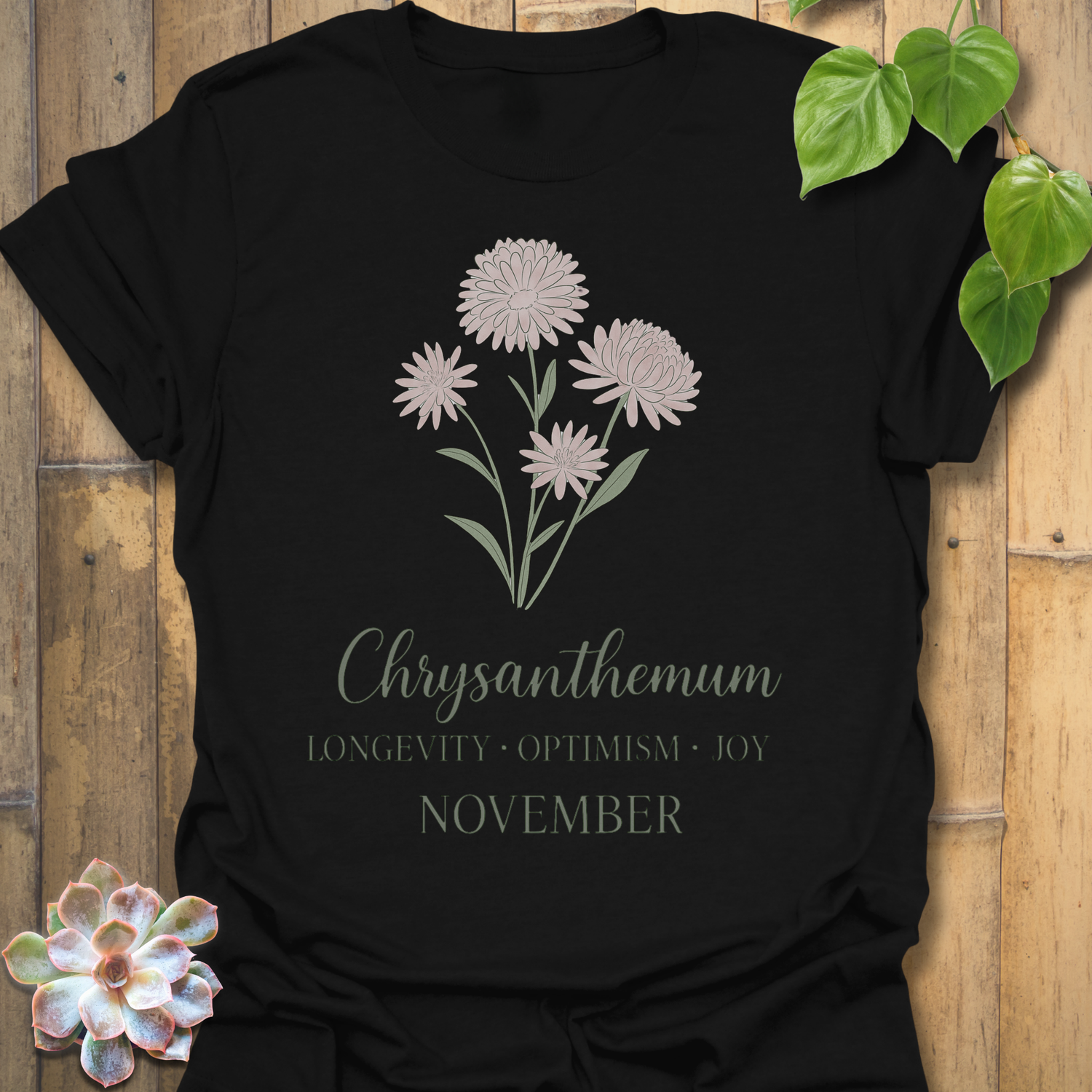 November Chrysanthemum T-shirt