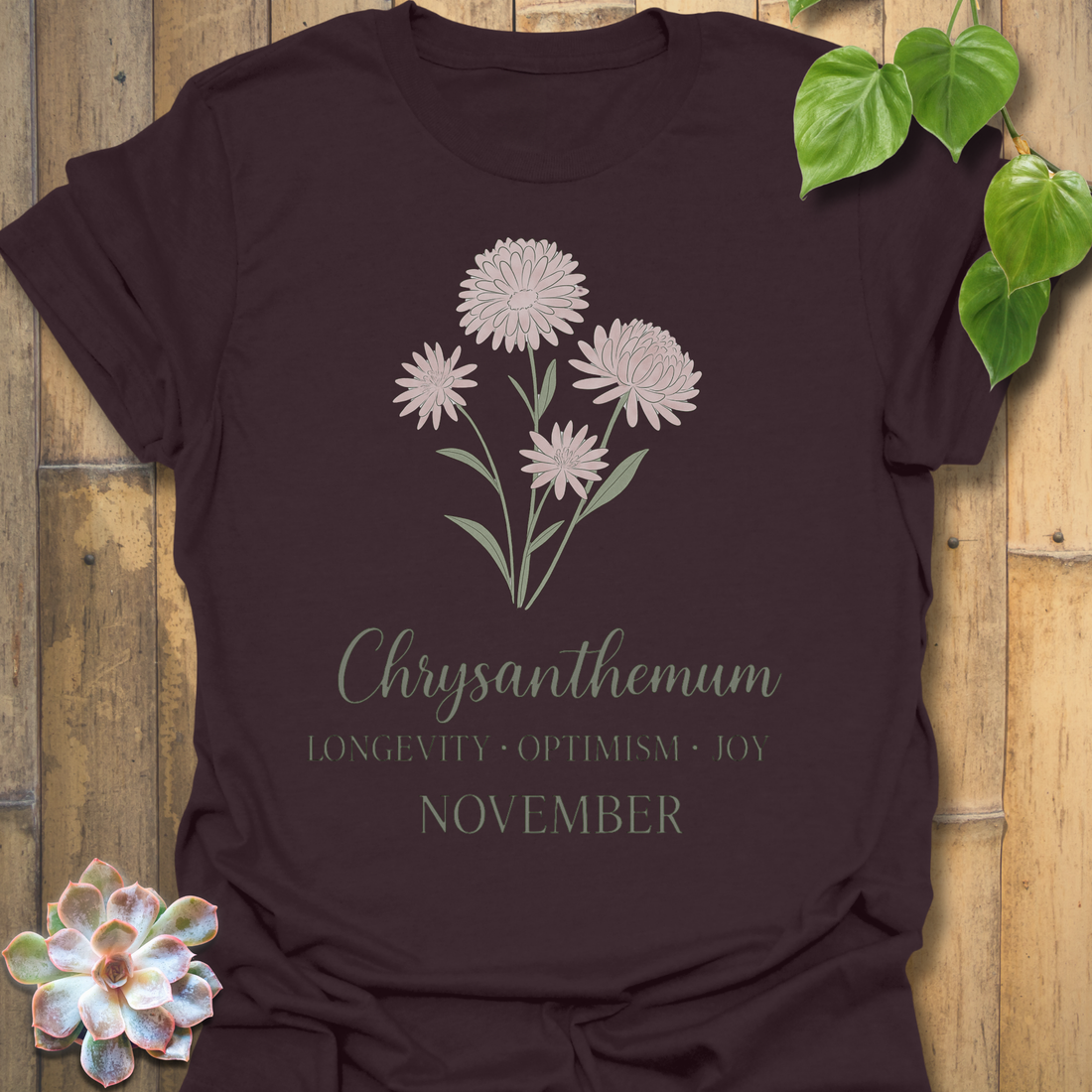 November Chrysanthemum T-shirt