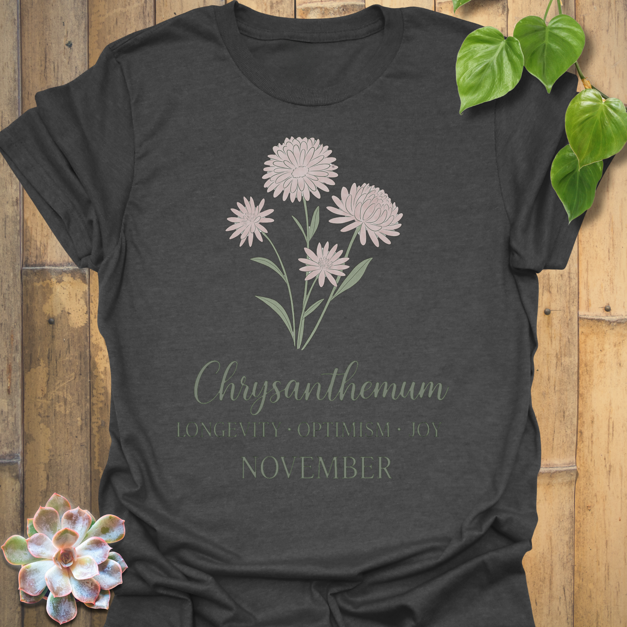 November Chrysanthemum T-shirt
