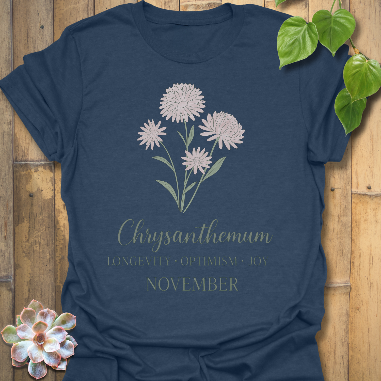 November Chrysanthemum T-shirt