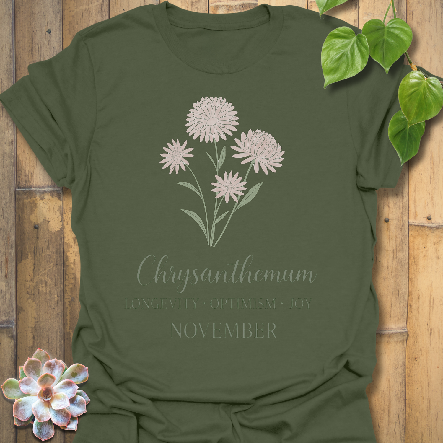November Chrysanthemum T-shirt