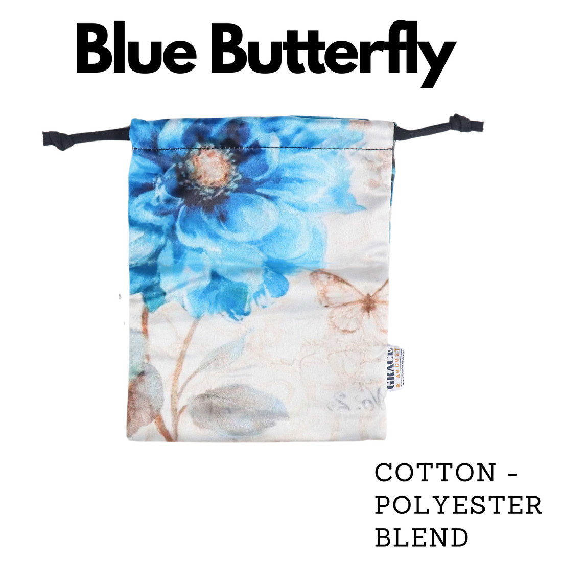 small butterfly print accessory bag