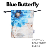 small butterfly print accessory bag