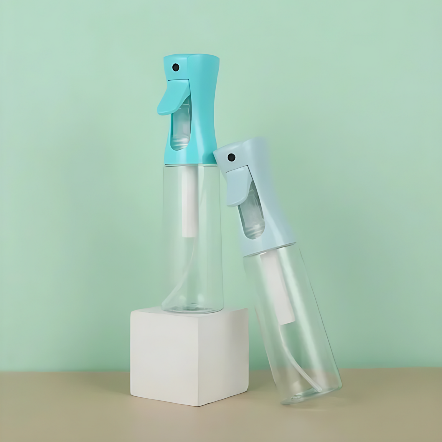 Continuous spray bottle