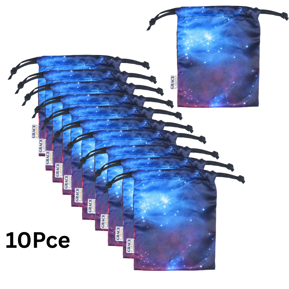Drawstring Storage Bag - Night Sky