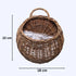 Outdoor wicker planter