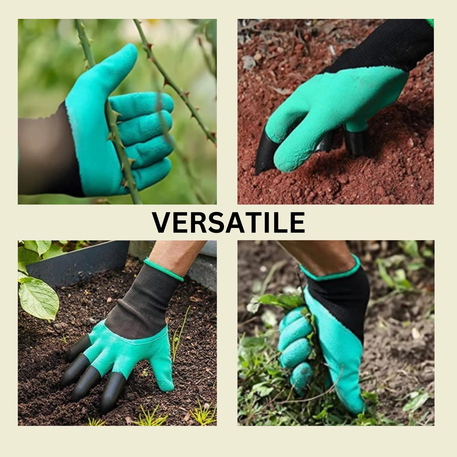 claw gardening gloves for digging