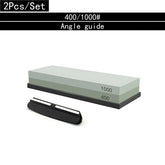 3-in-1 Knife Sharpening Stone - Dual Grit Whetstone Set 400 1000 set / Whetstone Sharpening Stones
