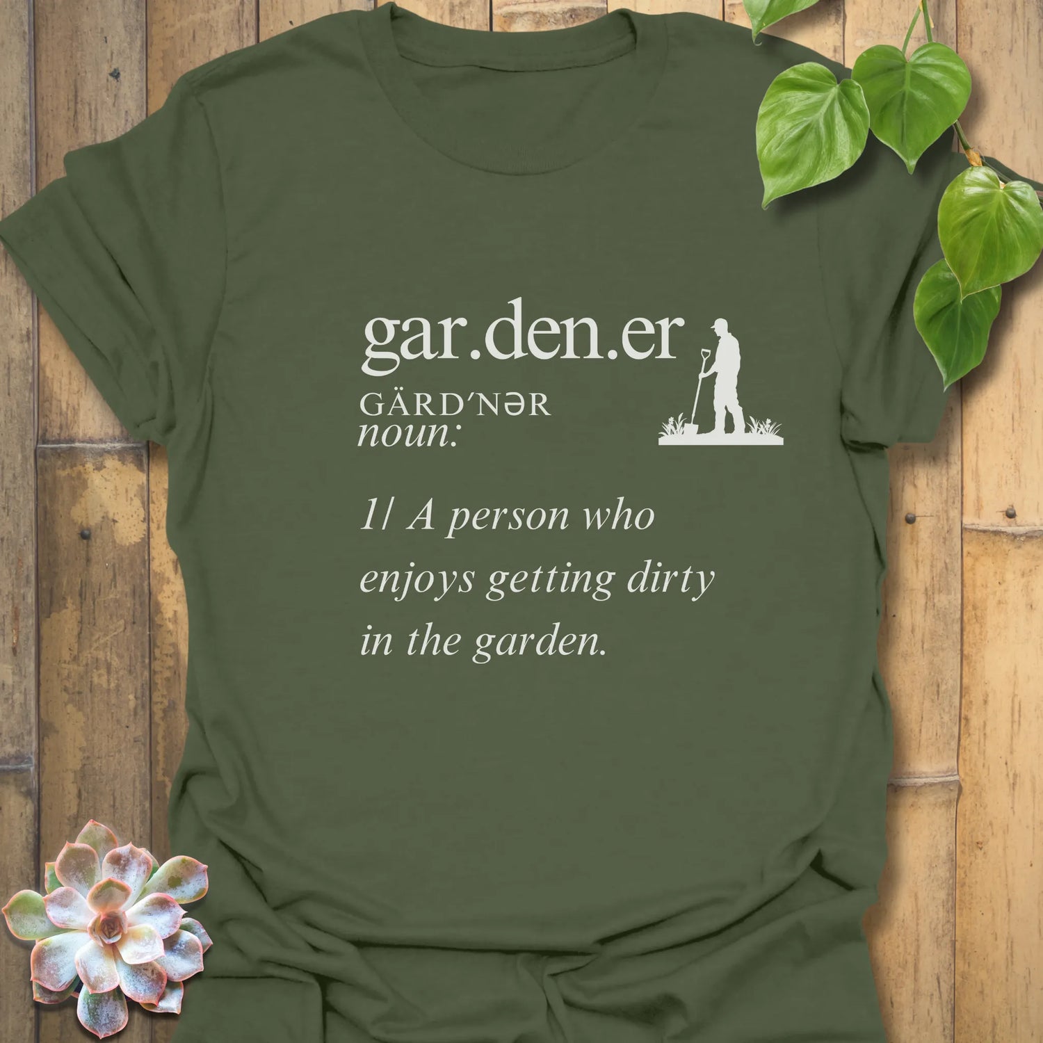 Eco-friendly gardening T-shirt