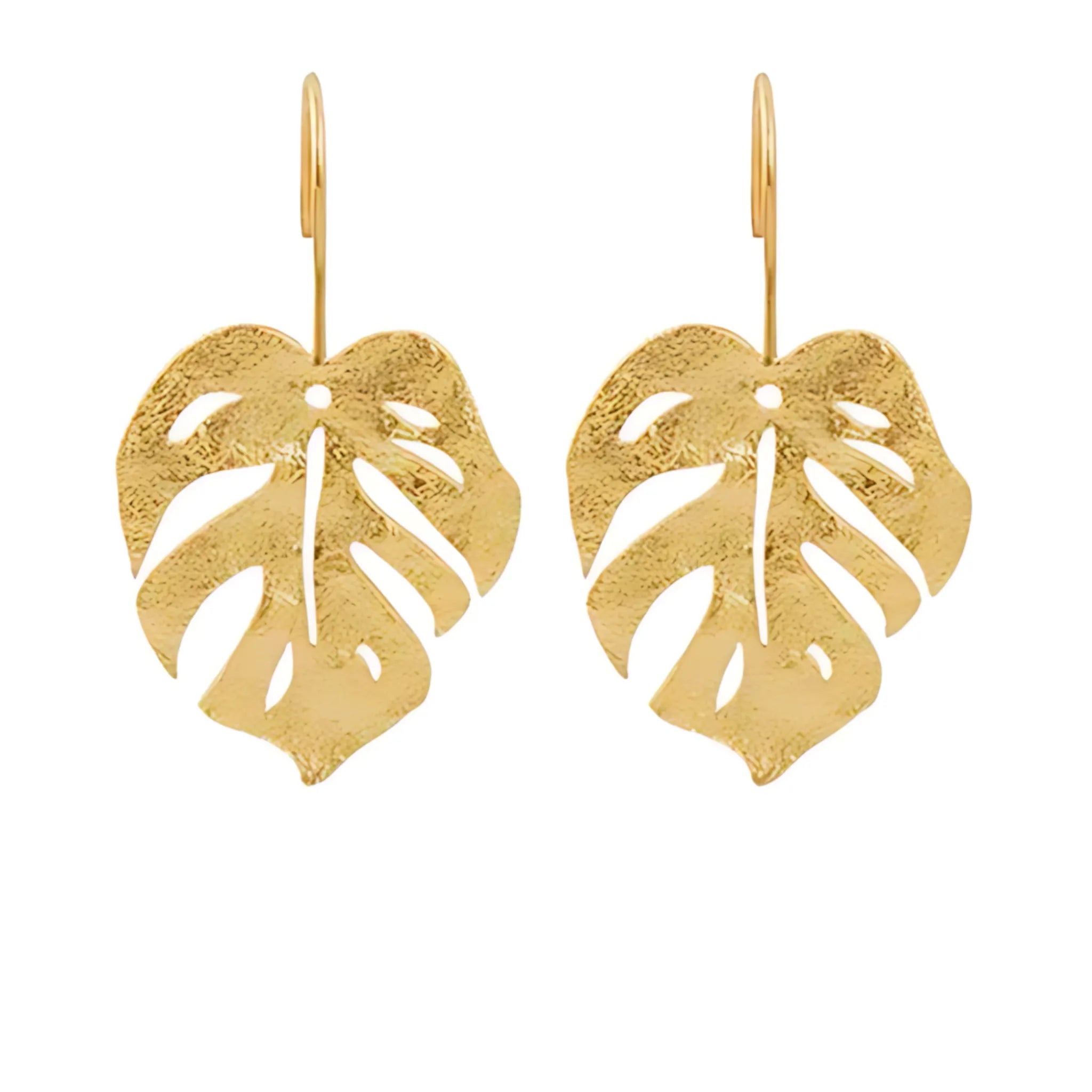 Tropical Leaf Earrings