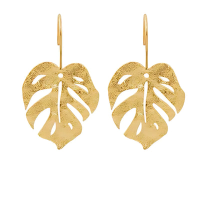 Tropical Leaf Earrings