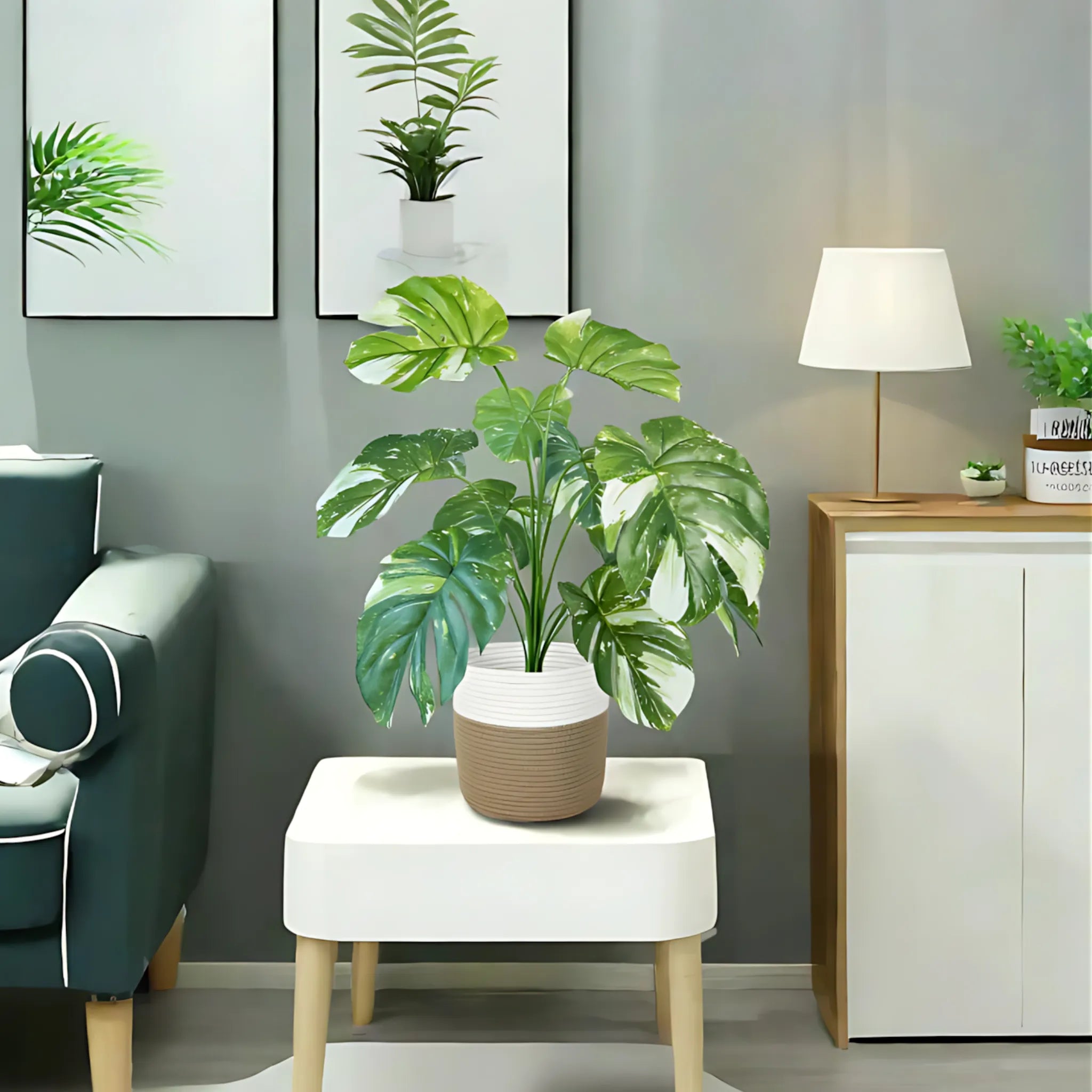 Realistic Faux Indoor Plant