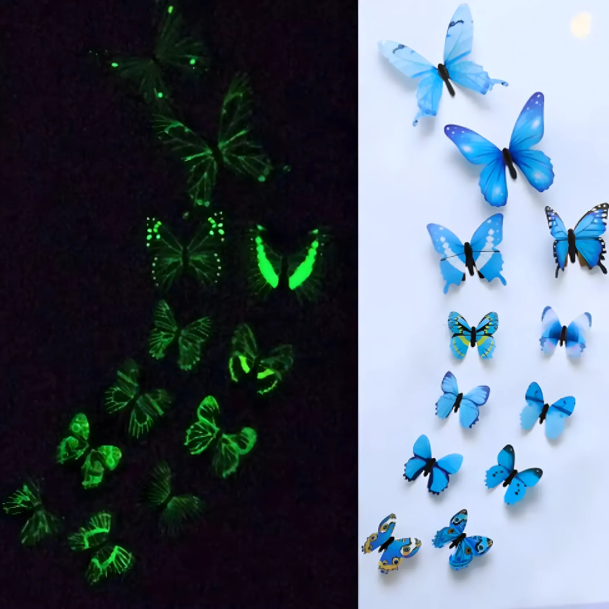 Glow in the Dark Butterflies (for glow variants)

