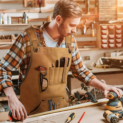 heavy duty canvas work apron