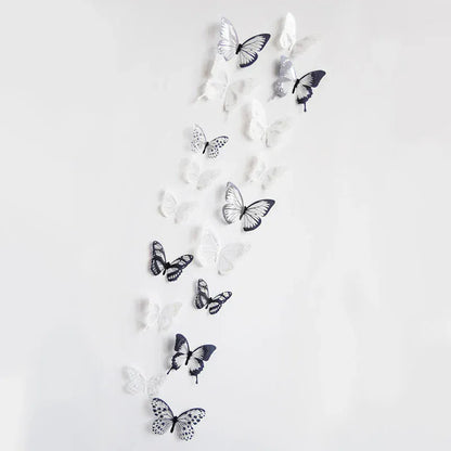 3D Butterfly Wall Stickers - 18 Pcs 1 3D Wall Stickers