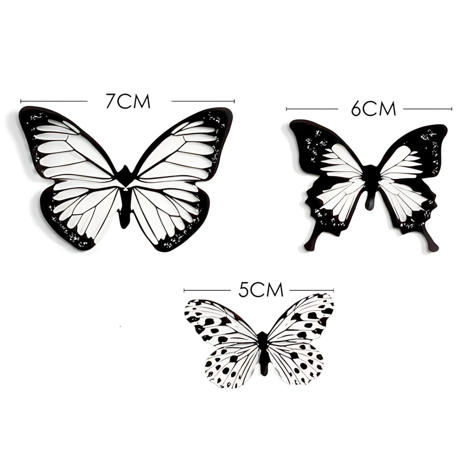 3D Butterfly Wall Stickers - 18 Pcs 3D Wall Stickers