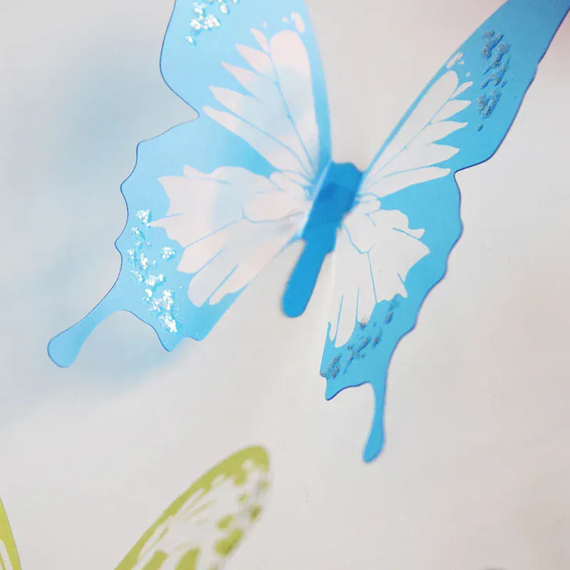 3D Butterfly Wall Stickers - 18 Pcs 3D Wall Stickers