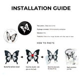 3D Butterfly Wall Stickers - 18 Pcs 3D Wall Stickers
