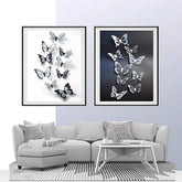 3D Butterfly Wall Stickers - 18 Pcs 3D Wall Stickers