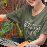 Military Green t-shirt with &
