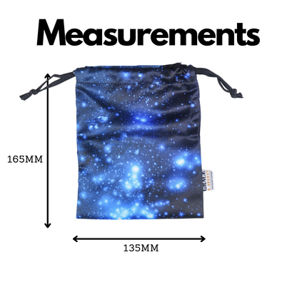 Drawstring Storage Bag - Perfect for Everyday Use- Galaxy Print