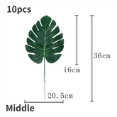 Artificial Tropical Leaves