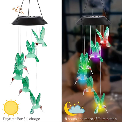 Hummingbird wind chimes