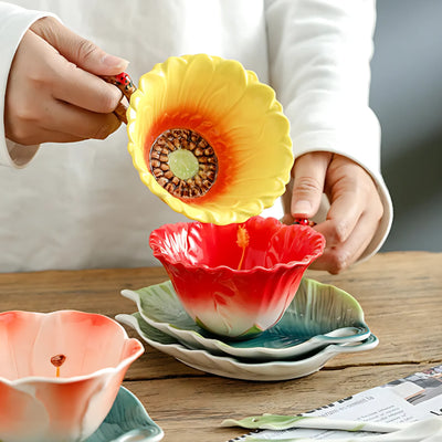 Ceramic coffee cup