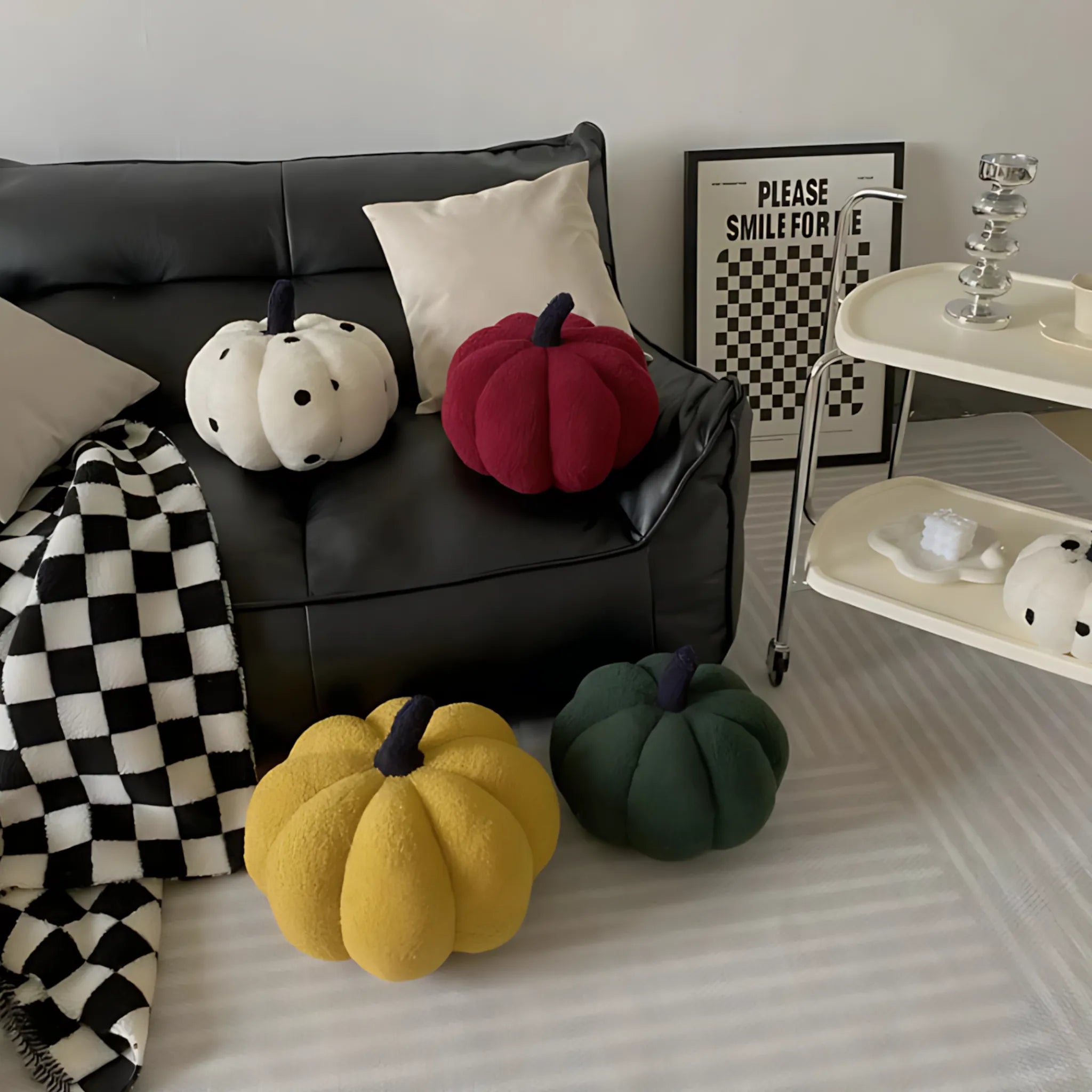 Cute pumpkin sofa cushion