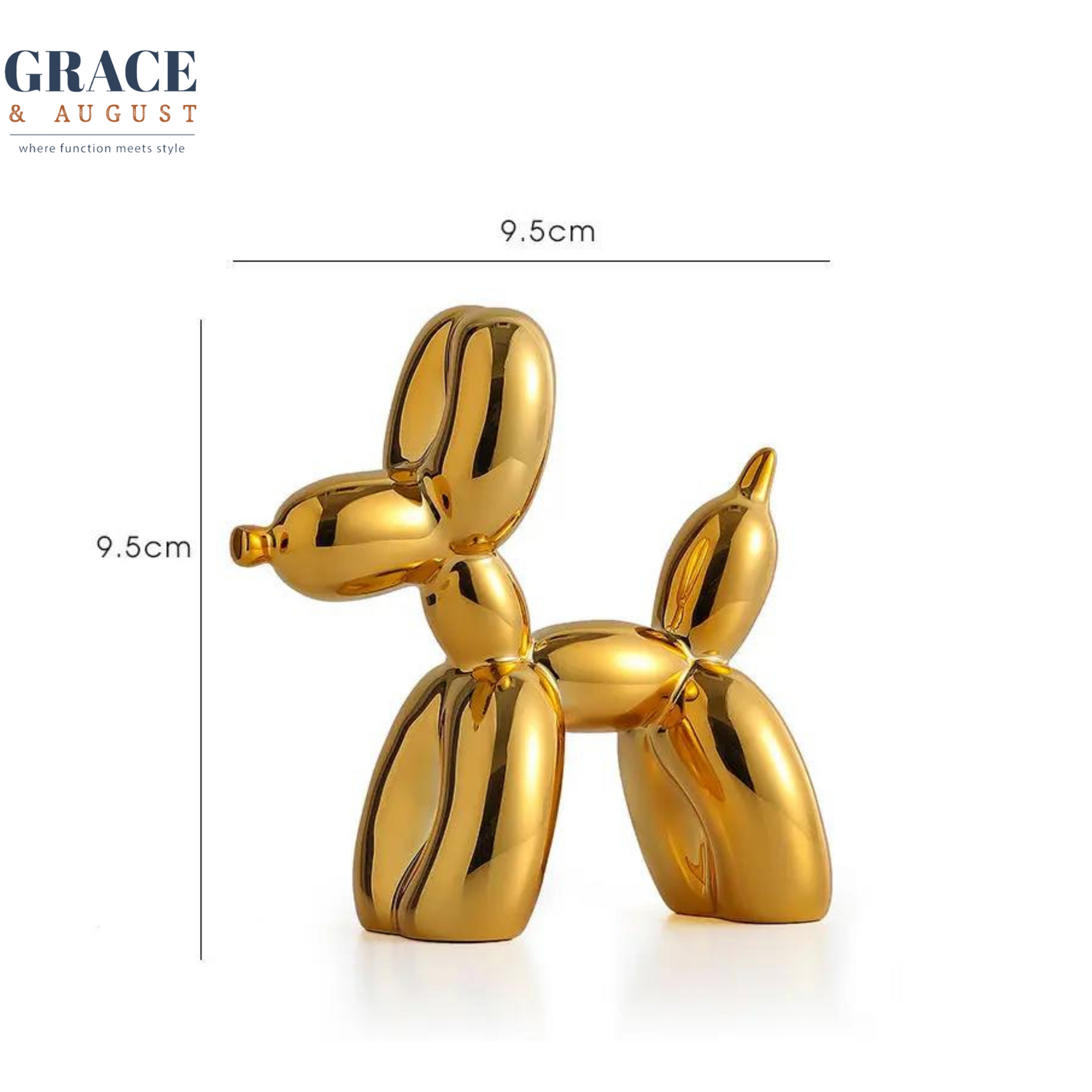 shiny balloon dog small