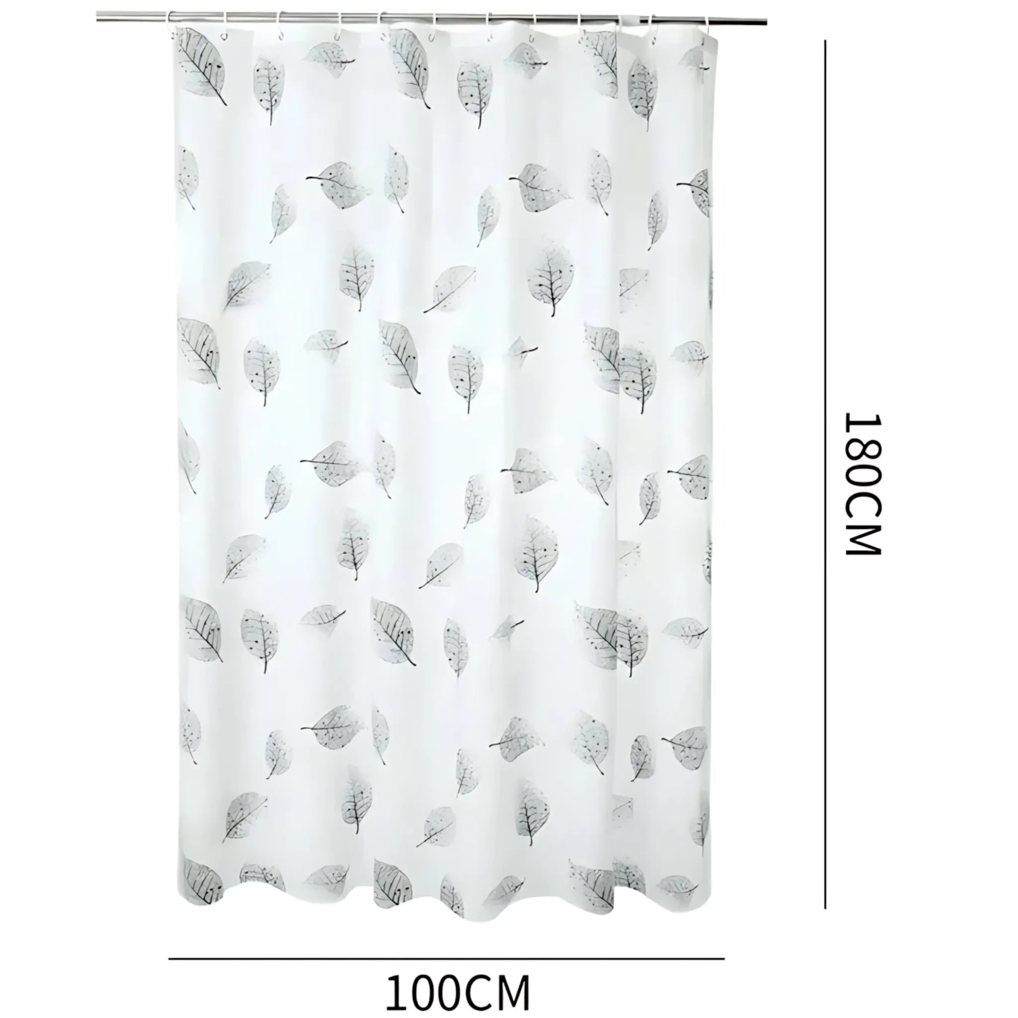 Rustproof grommet shower curtain