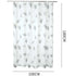 Rustproof grommet shower curtain