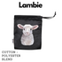 Lamb print drawstring bag