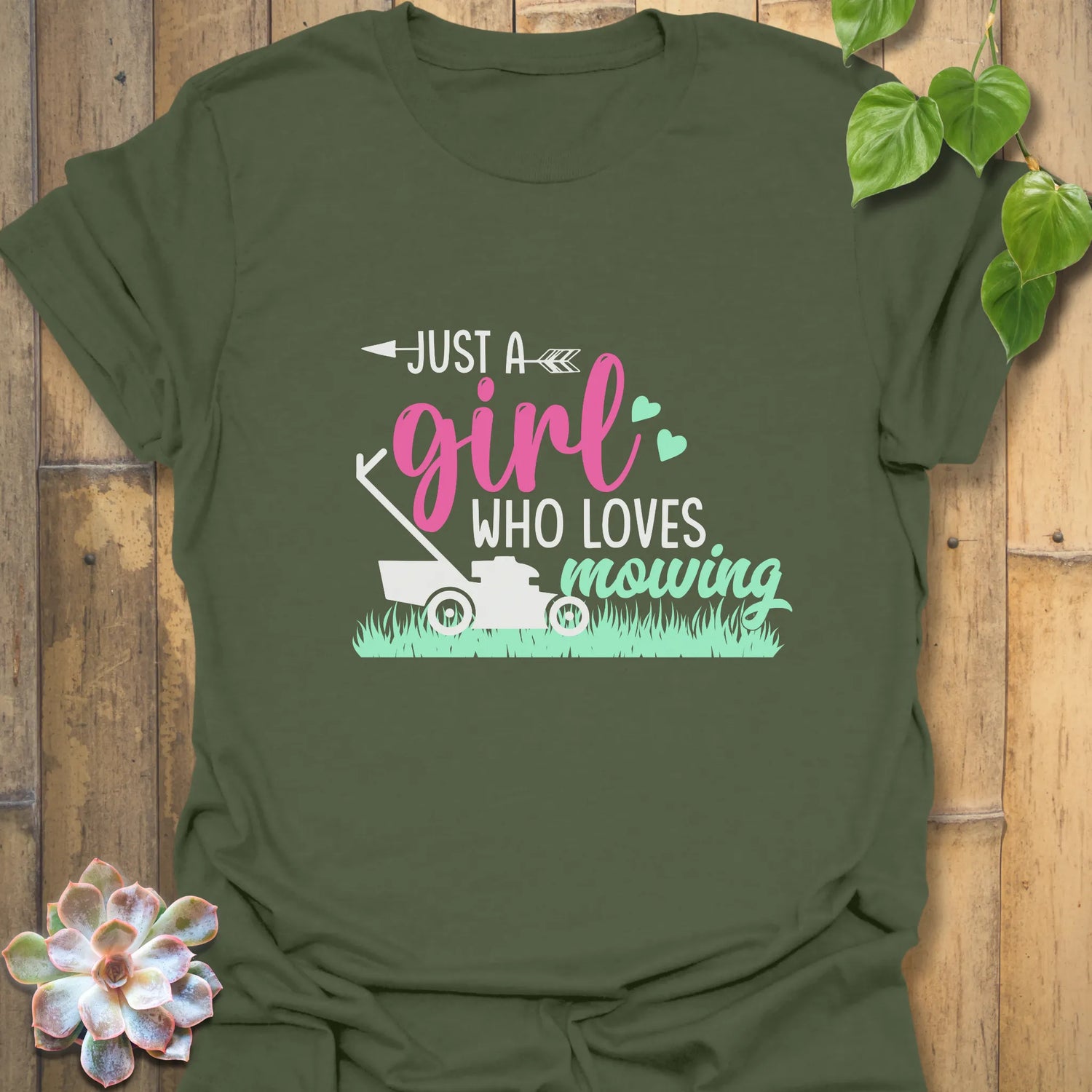 T-shirt for lawnmower lovers