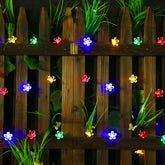 Outdoor solar garden lights