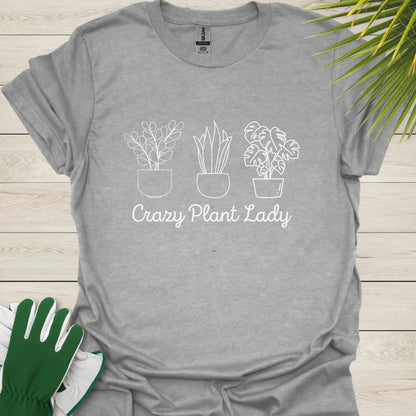 crazy plant lady tee