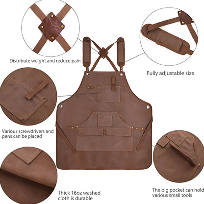 woodworking canvas apron