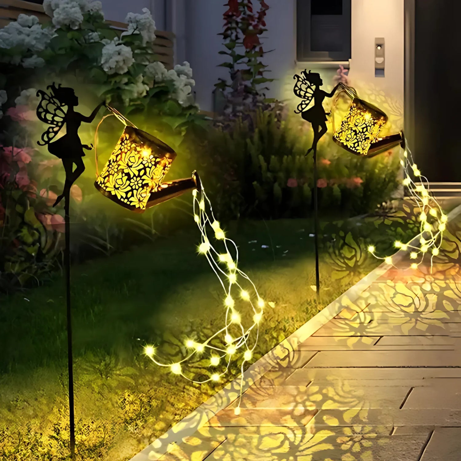 Solar Watering Can Lights