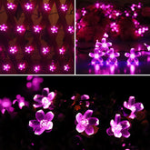 Solar garland lights