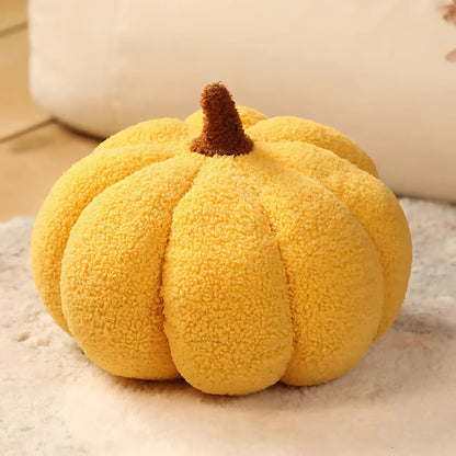 Orange pumpkin pillow
