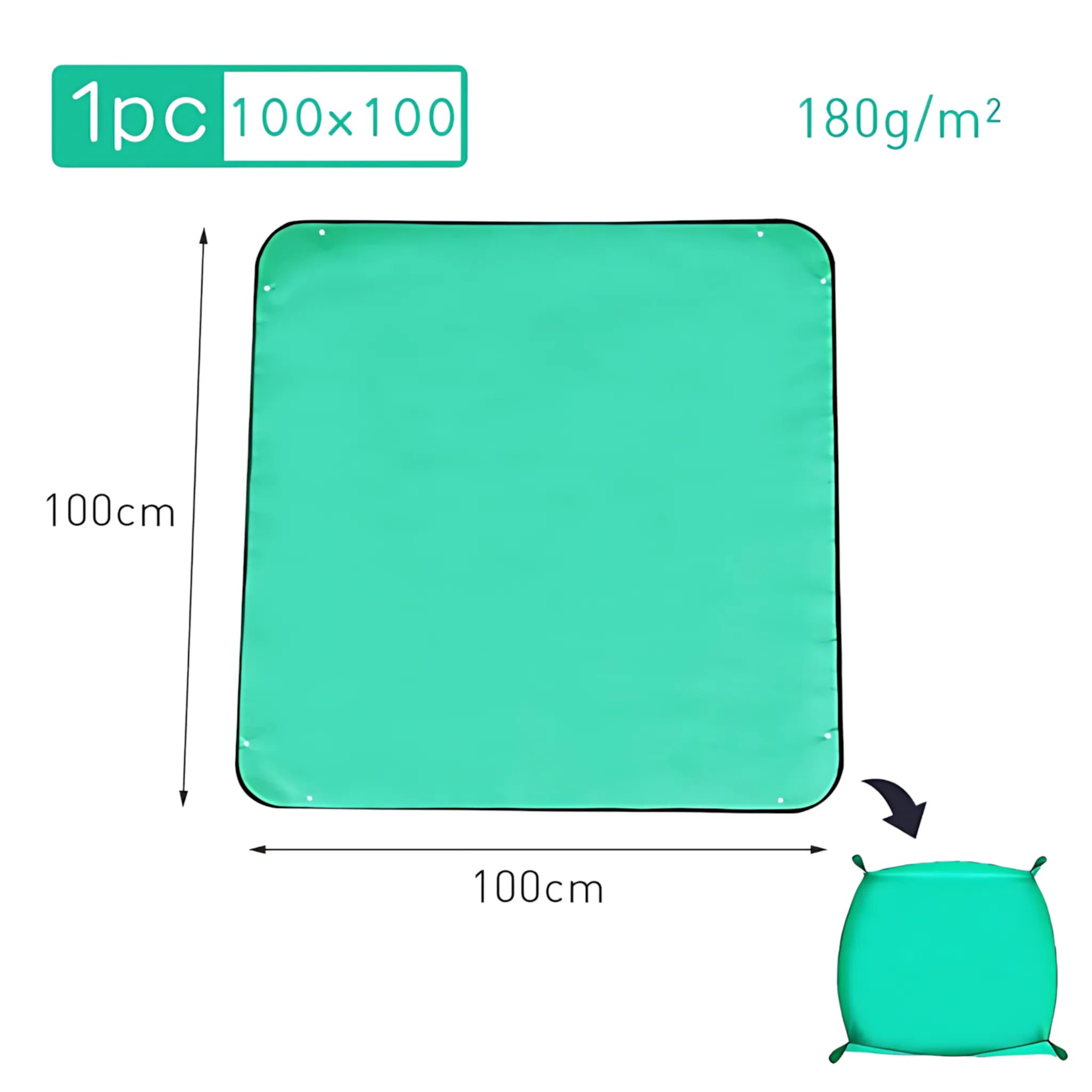 Waterproof Planting Mat - Foldable Garden Potting Pad