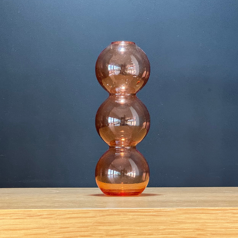 Nordic Glass Bubble Vase |  8 Colour Options | 2 Sizes